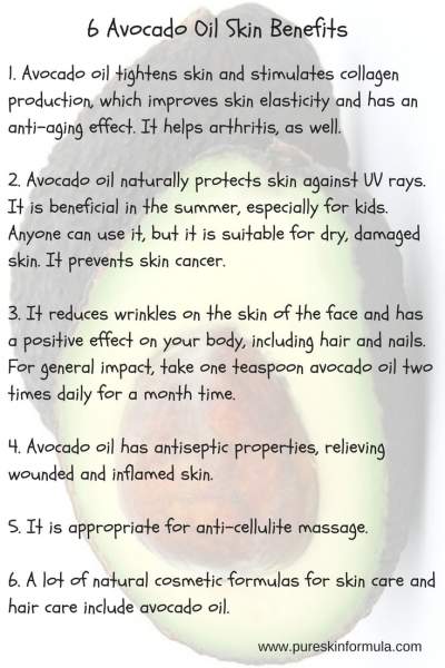6 avocado oil skin benefits