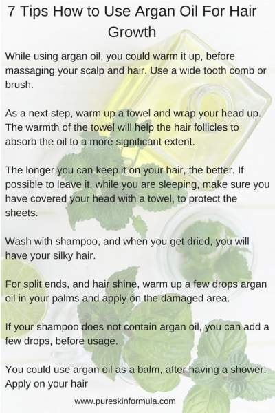 7 Tips How To Use Argan Oil For Hair Growth
