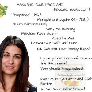 beauty product_face mask with marigold