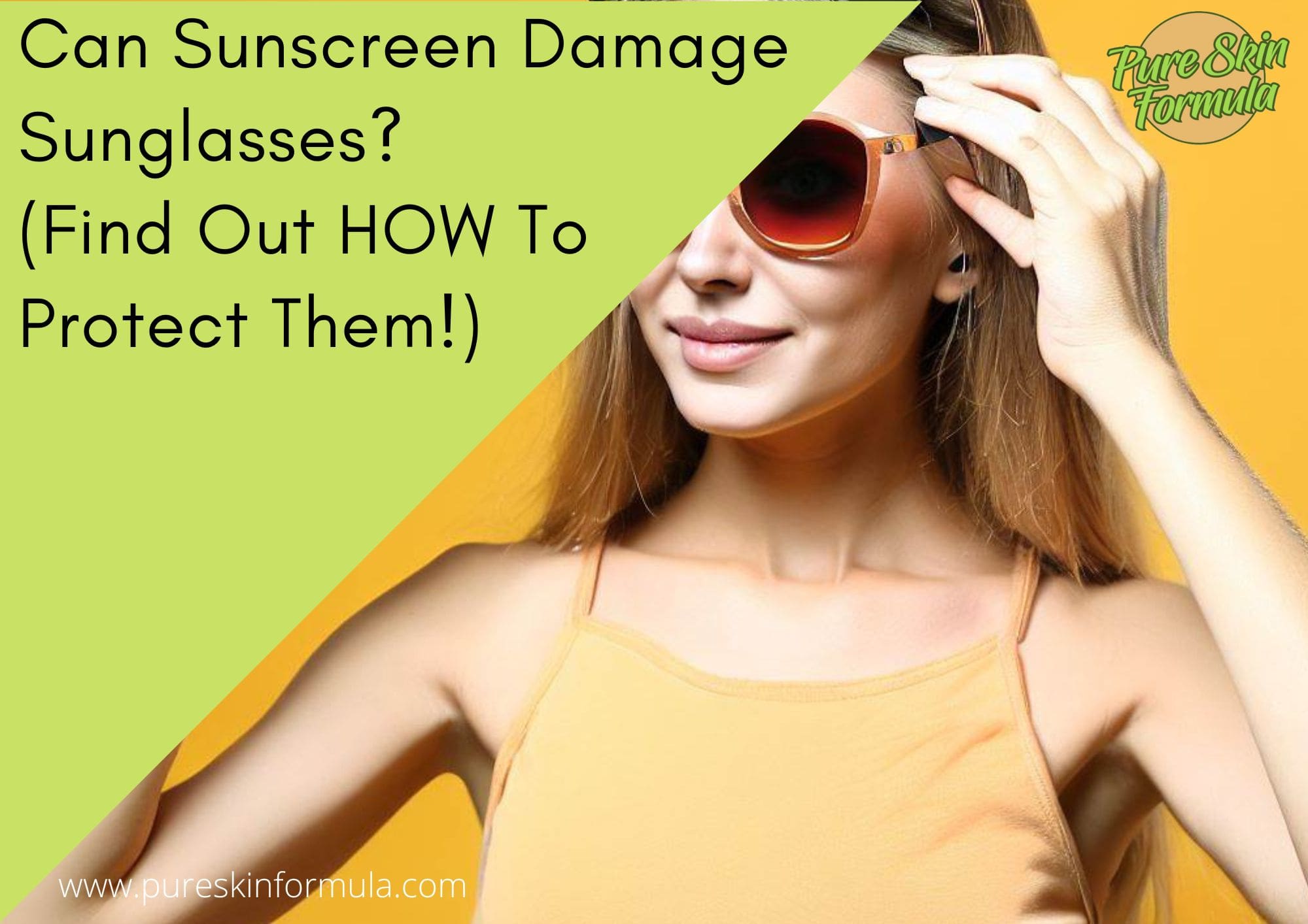 Can Sunscreen Damage Sunglasses_featured image