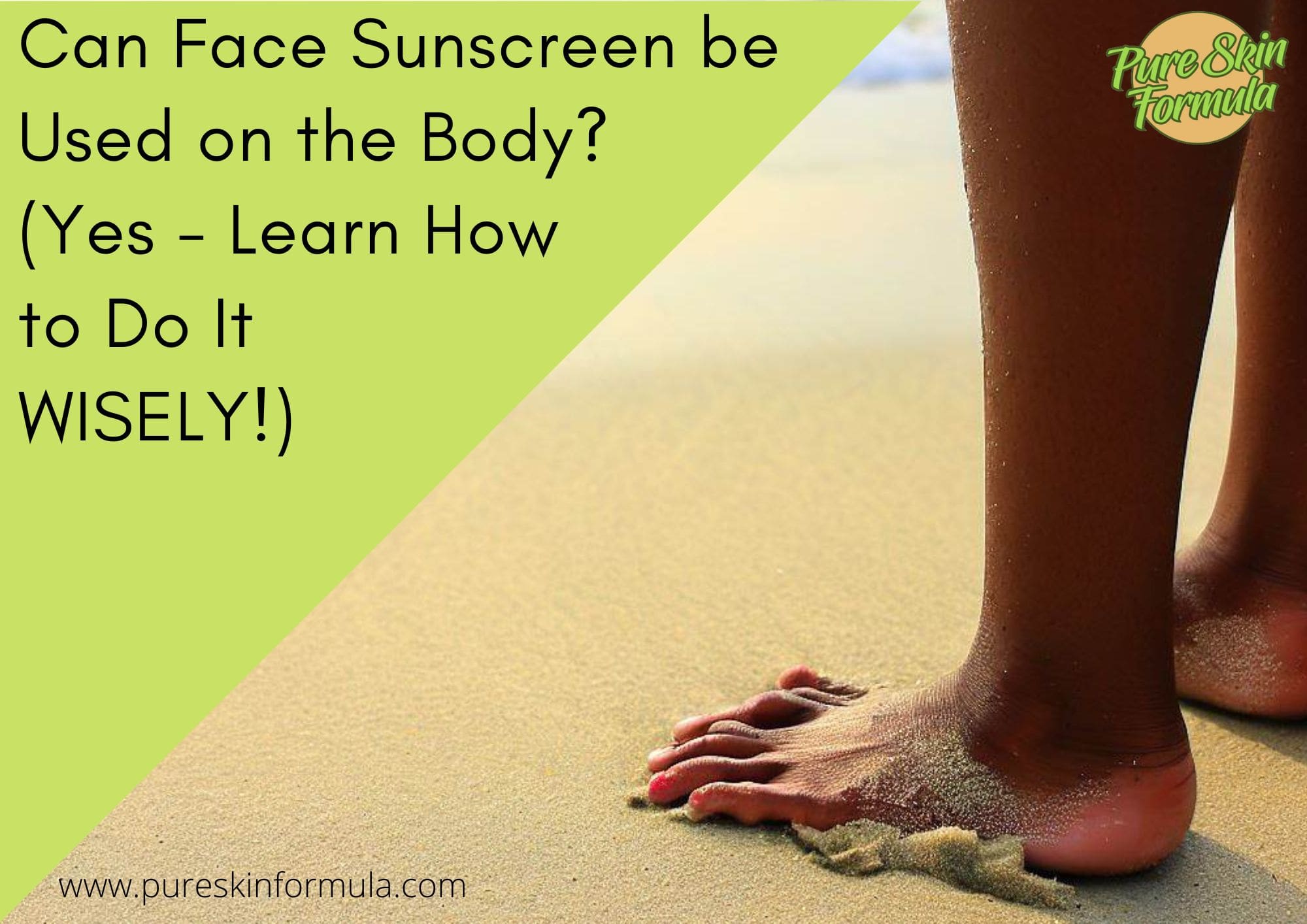 Can Face Sunscreen be Used on the Body_featured image