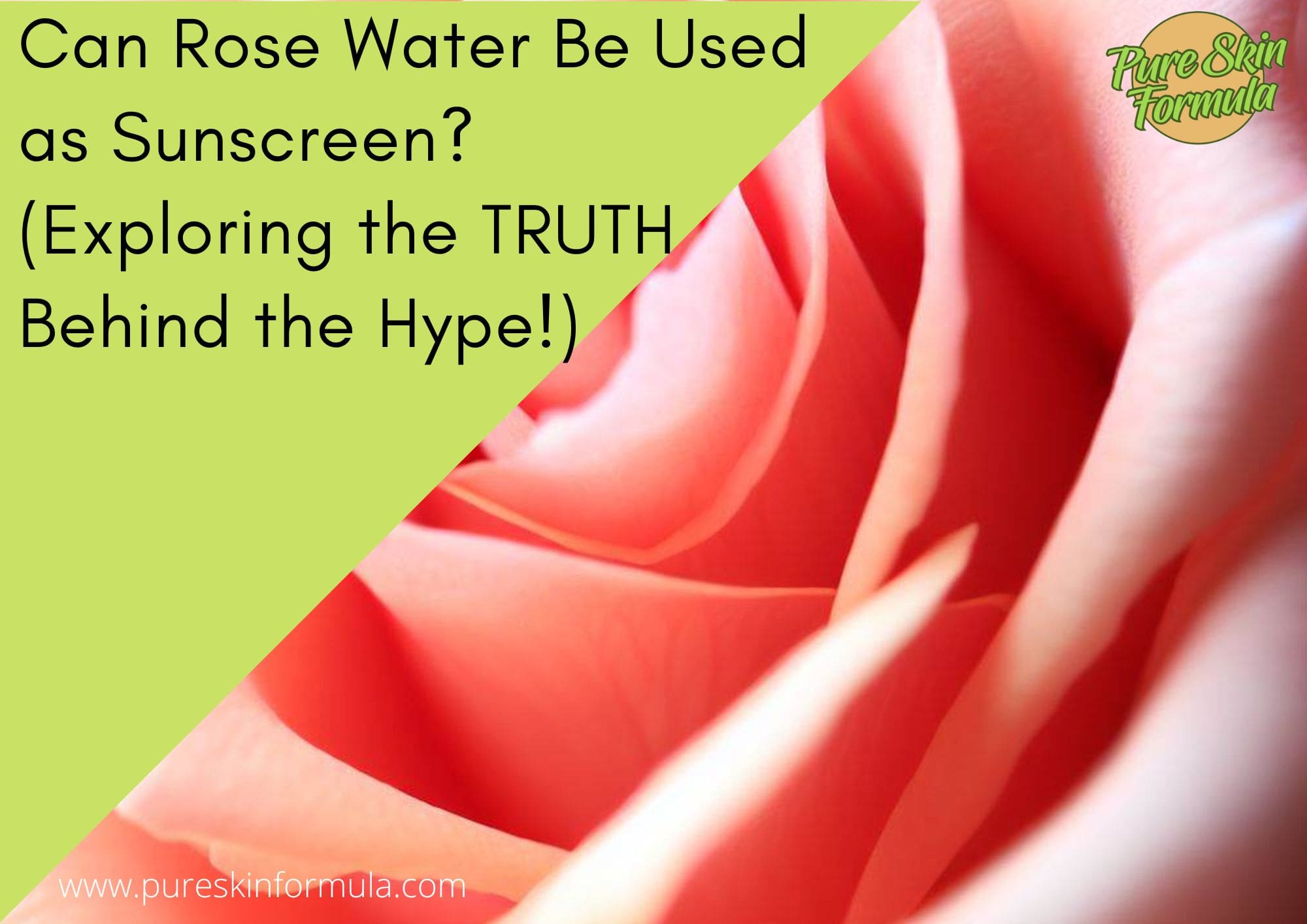 Can Rose Water Be Used as Sunscreen_featured image