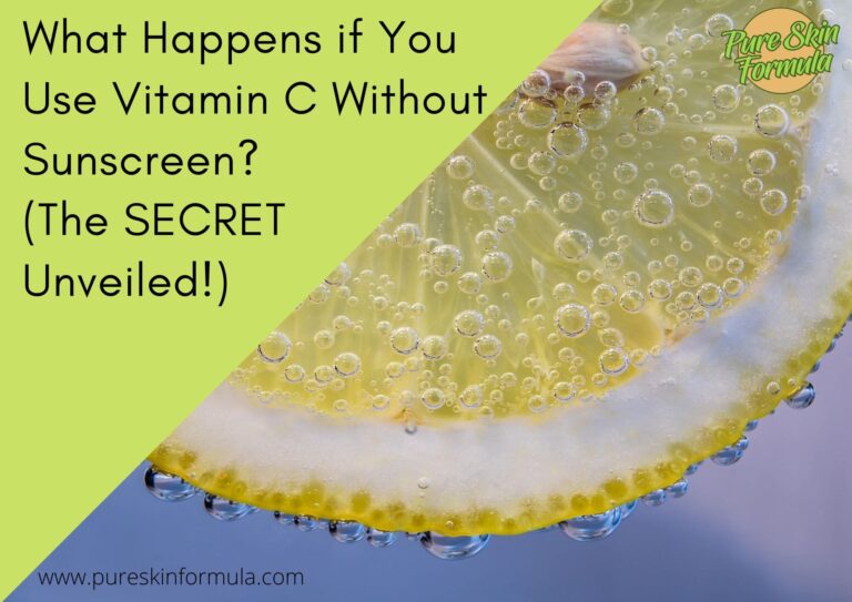 What Happens if You Use Vitamin C Without Sunscreen? (The SECRET Unveiled!)