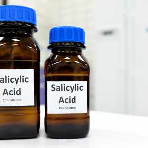 two bottles of salicylic acid